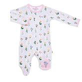 Magnetic Me Pink Abbey Organic Cotton Footie - ANB Baby